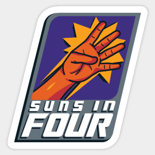 Suns In 4 Sticker